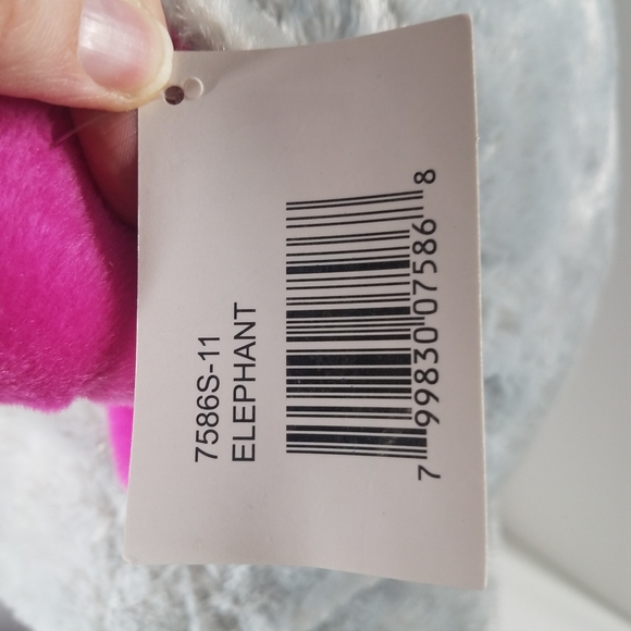 2ft Extra Large Stuffed Plush Gray Elephant - Picture 5 of 12